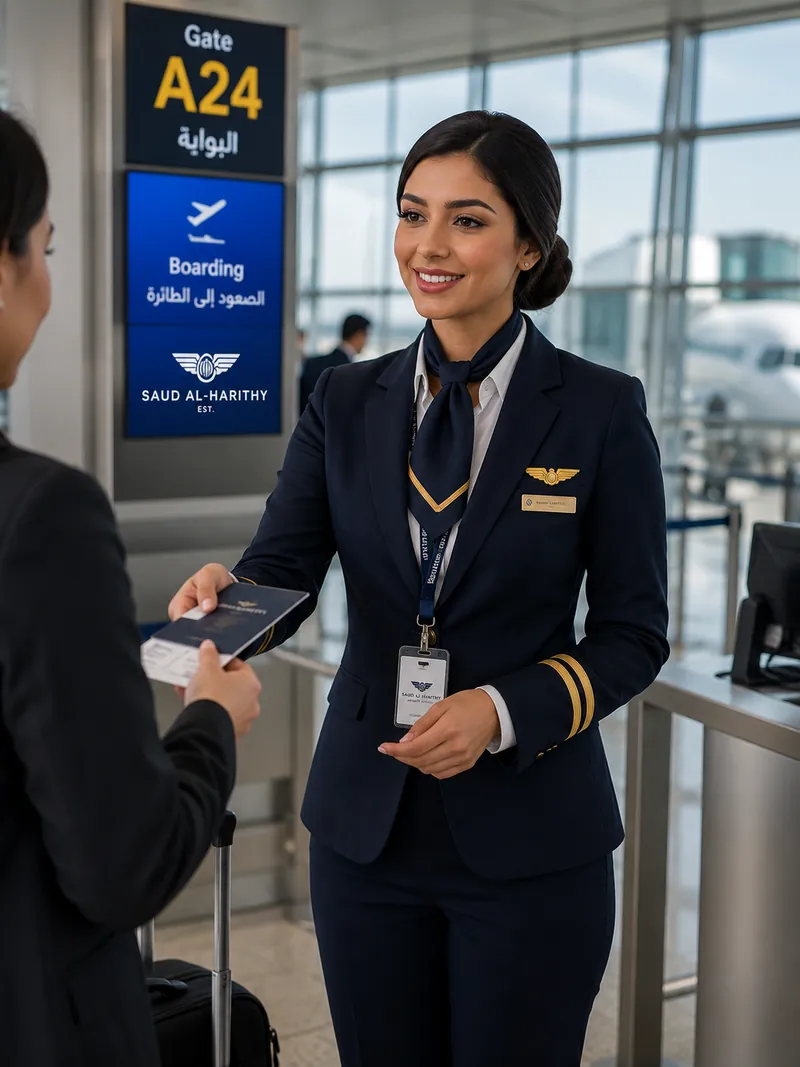 Airport staff uniforms